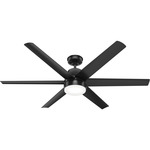 Skysail Outdoor Ceiling Fan with Light - Matte Black / Matte Black