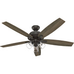 Dondra Ceiling Fan with Light - Noble Bronze / Warm Grey Oak