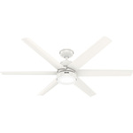 Skysail Outdoor Ceiling Fan with Light - Fresh White / Fresh White