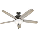 Reveille Ceiling Fan with Light - Noble Bronze / Barn Wood Tone