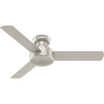 Presto Low Profile Ceiling Fan - Matte Nickel / Matte Nickel