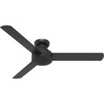 Presto Low Profile Ceiling Fan - Matte Black / Matte Black