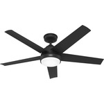 Skyflow Outdoor Ceiling Fan with Light - Matte Black / Matte Black