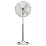 Classic S16 Standing Floor Fan - Brushed Nickel