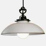 Country I Pendant - Brass / White