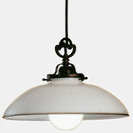 Country I Pendant - Brass / White