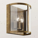 London Cylinder Wall Sconce - Iron / Clear