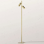 Girasoli Floor Lamp - Natural Brass