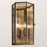 Rilegato Wall Sconce - Burnished Brass / Clear