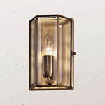 Rilegato Wall Sconce - Burnished Brass / Clear