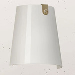Bell Wall Sconce - Brass / White