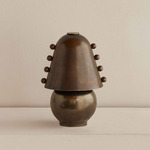 Brass Gemma Portable Table Lamp - Patina Brass / Patina Brass Embellishments