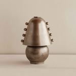 Brass Gemma Portable Table Lamp - Pewter / Pewter Embellishments