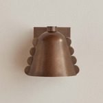 Brass Calla Wall Sconce - Patina Brass / Patina Brass Embellishments