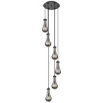 Owego Multi Light Pendant - Matte Black / Smoked