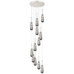 Milan Multi Light Pendant - Polished Nickel / Smoked