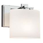 Fusion Era Opal Wall Sconce - Polished Chrome / Opal