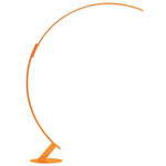 Kyudo Floor Lamp - Orange / Opal