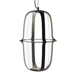 Kooi Pendant - Matte Black / Clear