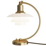 PH 2/2 Luna Table Lamp - Brass / Opal