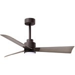 Alessandra Ceiling Fan - Textured Bronze / Gray Ash Tone