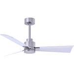 Alessandra Ceiling Fan - Brushed Nickel / Matte White