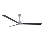 Alessandra Ceiling Fan - Brushed Nickel / Matte Black