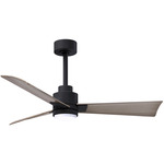 Alessandra Ceiling Fan - Matte Black / Gray Ash Tone