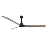 Alessandra Ceiling Fan - Matte Black / Gray Ash