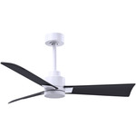 Alessandra Ceiling Fan - Matte White / Matte Black