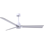 Alessandra Ceiling Fan - Matte White / Brushed Nickel