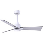 Alessandra Ceiling Fan - Matte White / Brushed Nickel