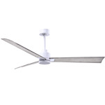 Alessandra Ceiling Fan - Matte White / Barn Wood