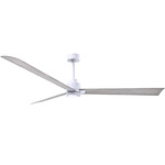 Alessandra Ceiling Fan - Matte White / Barn Wood