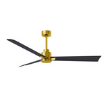 Alessandra Ceiling Fan - Brushed Brass / Matte Black