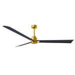 Alessandra Ceiling Fan - Brushed Brass / Matte Black