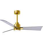 Alessandra Ceiling Fan - Brushed Brass / Brushed Nickel