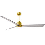 Alessandra Ceiling Fan - Brushed Brass / Barn Wood