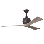 Irene Ceiling Fan - Textured Bronze / Gray Ash Tone