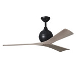 Irene Ceiling Fan - Matte Black / Gray Ash