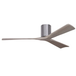 Irene Hugger Ceiling Fan - Brushed Pewter / Gray Ash Tone