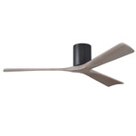 Irene Hugger Ceiling Fan - Matte Black / Gray Ash