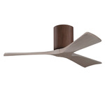 Irene Hugger Ceiling Fan - Walnut / Gray Ash Tone