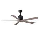 Irene Ceiling Fan - Matte Black / Gray Ash