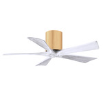 Irene Hugger Ceiling Fan - Light Maple / Matte White