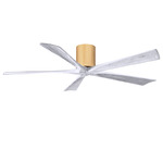 Irene Hugger Ceiling Fan - Light Maple / Matte White