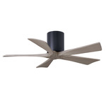 Irene Hugger Ceiling Fan - Matte Black / Gray Ash Tone