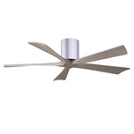 Irene Hugger Ceiling Fan - Brushed Nickel / Gray Ash Tone