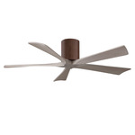 Irene Hugger Ceiling Fan - Walnut / Gray Ash Tone