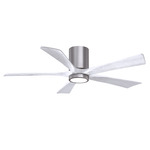 Irene Hugger Ceiling Fan - Brushed Pewter / Matte White